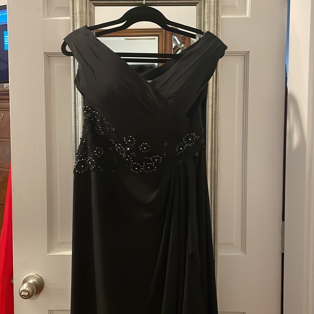 Cameron Burke black evening gown - size 12